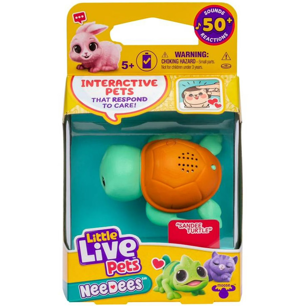 Little Live Pets: Needees Gyűjthető kiskedvencek - Sandee teknős kép 1