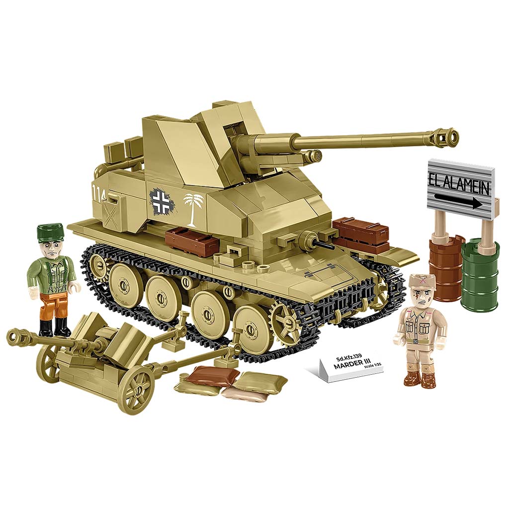 COBI: Sd.Kfz. 139 Marder III tank építőjáték (3131) kép 2