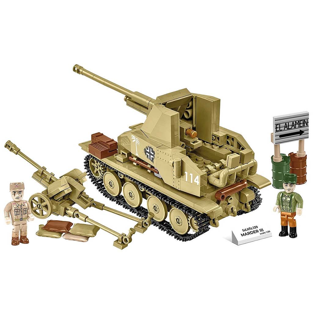 COBI: Sd.Kfz. 139 Marder III tank építőjáték (3131) kép 3