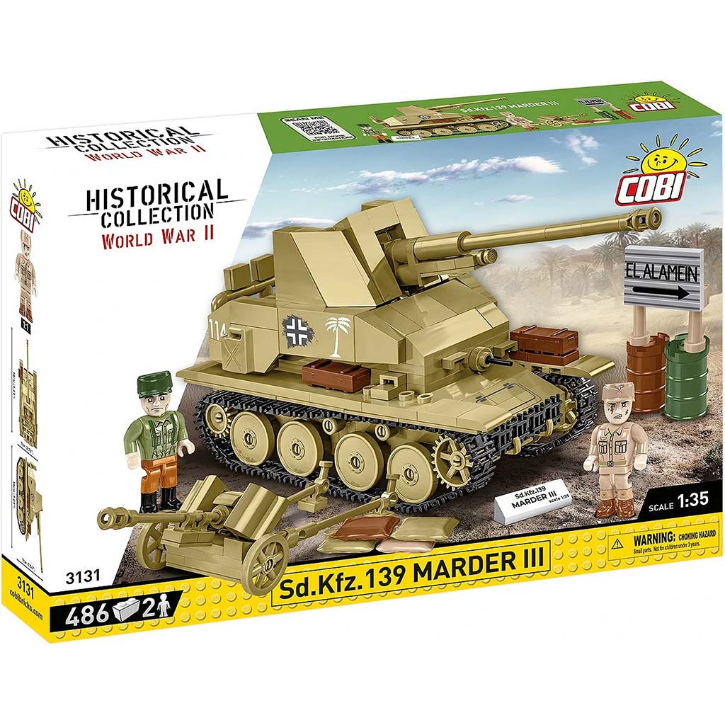 COBI: Sd.Kfz. 139 Marder III tank építőjáték (3131) kép 1