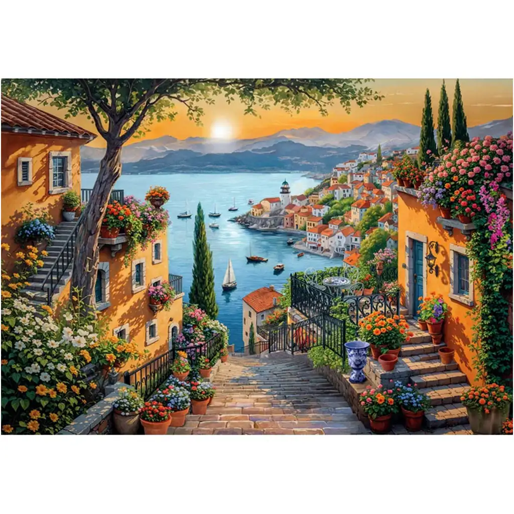 Séta a kikötőben HQC 1500db-os compact puzzle - Clementoni kép 2