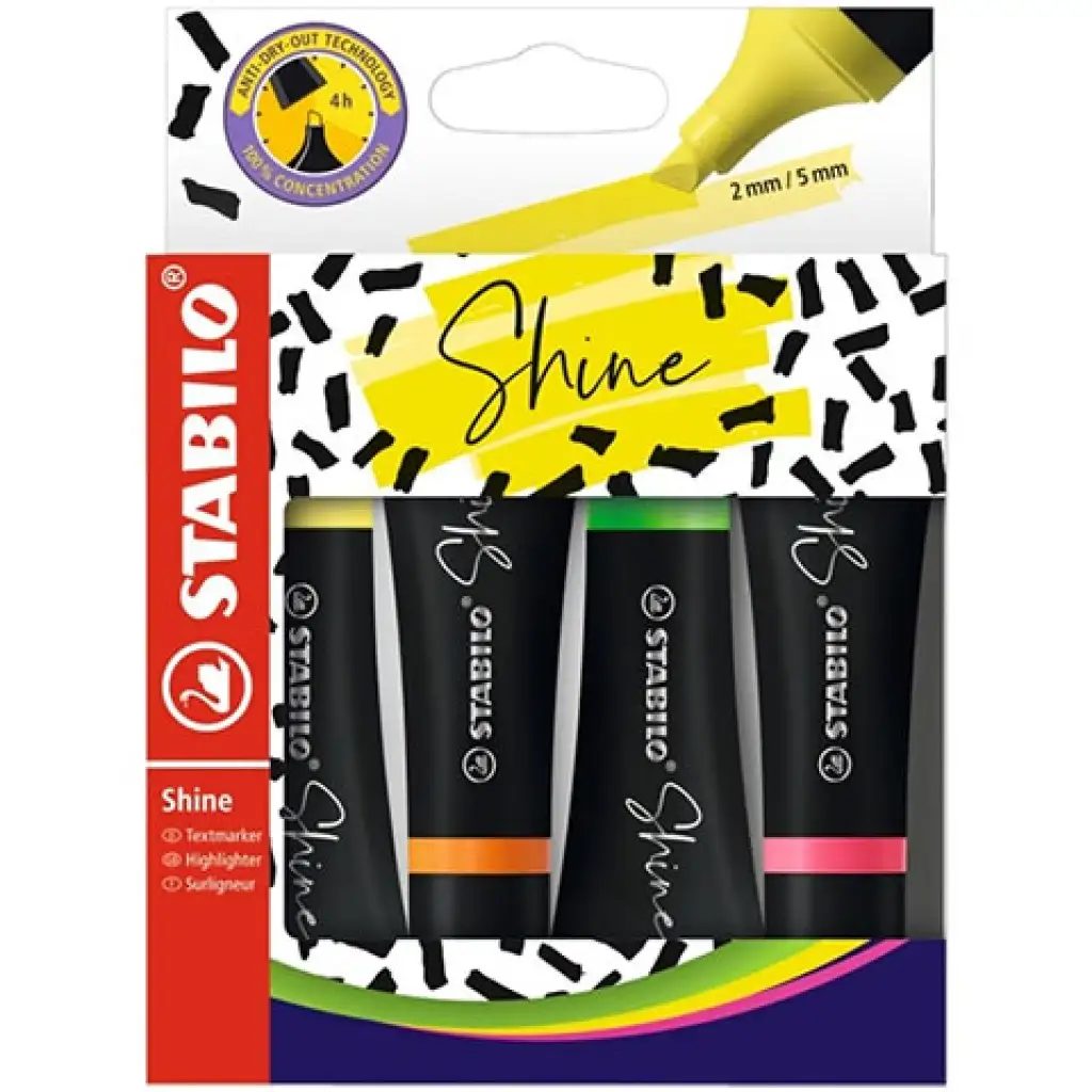 Stabilo: Shine szövegkiemelő készlet 4db-os kép 1