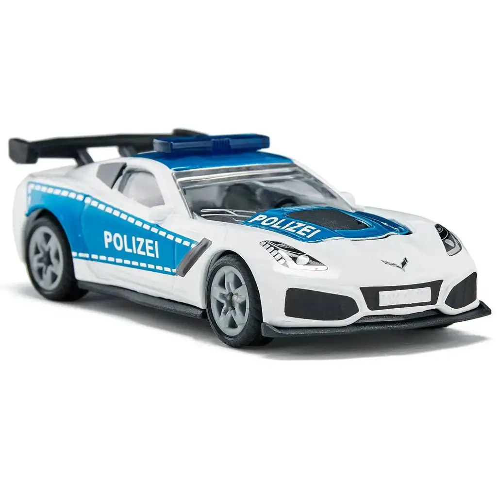 SIKU Chevrolet Corvette ZR1 rendőr kisautó 1/64 kép 2