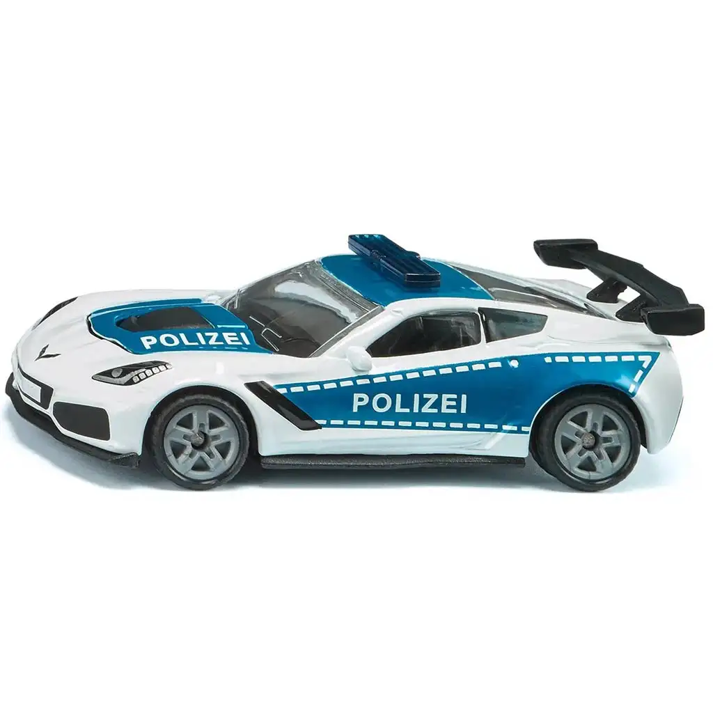 SIKU Chevrolet Corvette ZR1 rendőr kisautó 1/64 kép 1