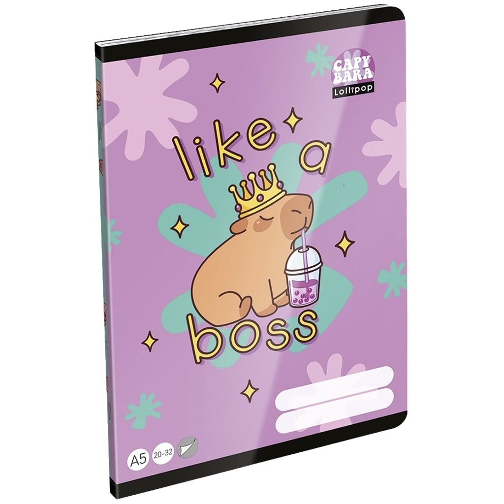 ICO: Lizzysuli Lollipop Capybara sima füzet A/5 20-32 kép 1