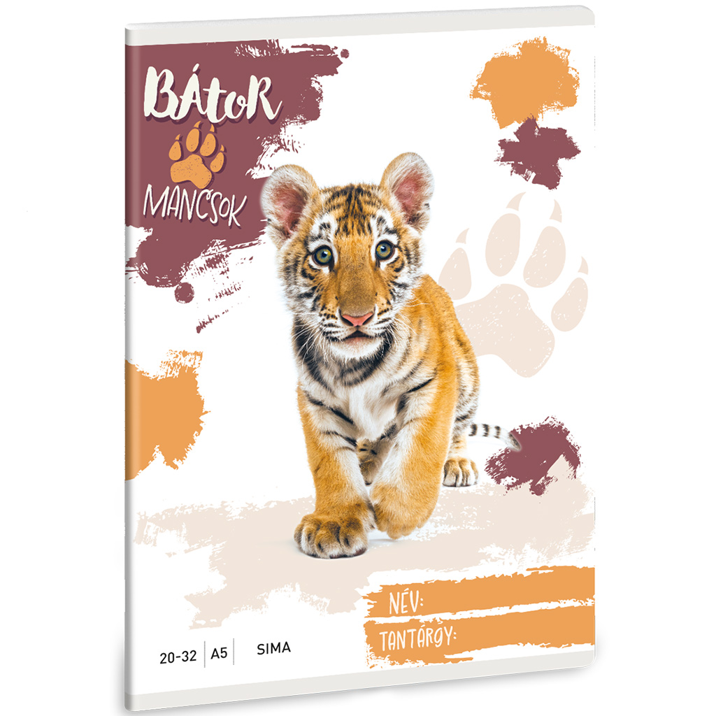 Ars Una: Bátor Mancsok - Tigris sima füzet A/5 20-32 kép 1