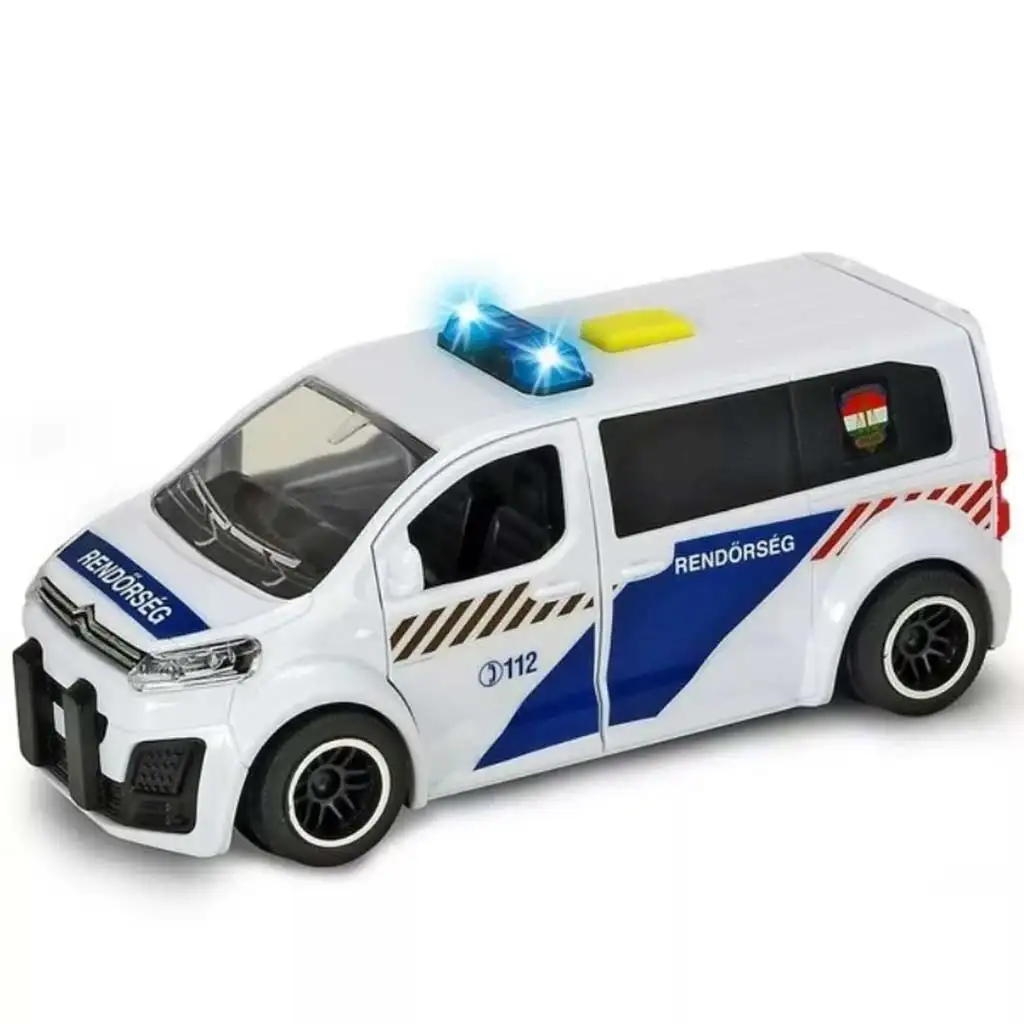 Dickie SOS széria: Citroen SpaceTourer rendőrautó trafipax-al - Simba toys kép 2