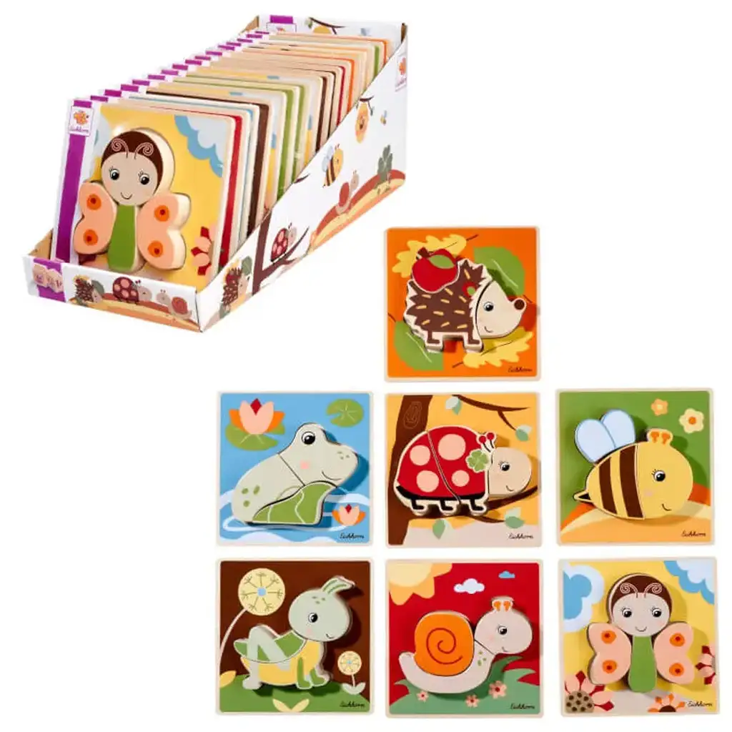 Eichhorn: Fa állatos puzzle többféle változatban 1db - Simba Toys kép 1