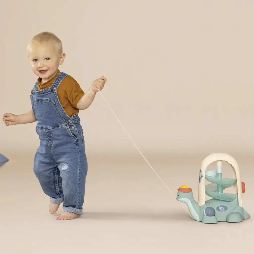Little Smoby: Húzható teknős golyópálya bébijáték - Simba Toys kép 3