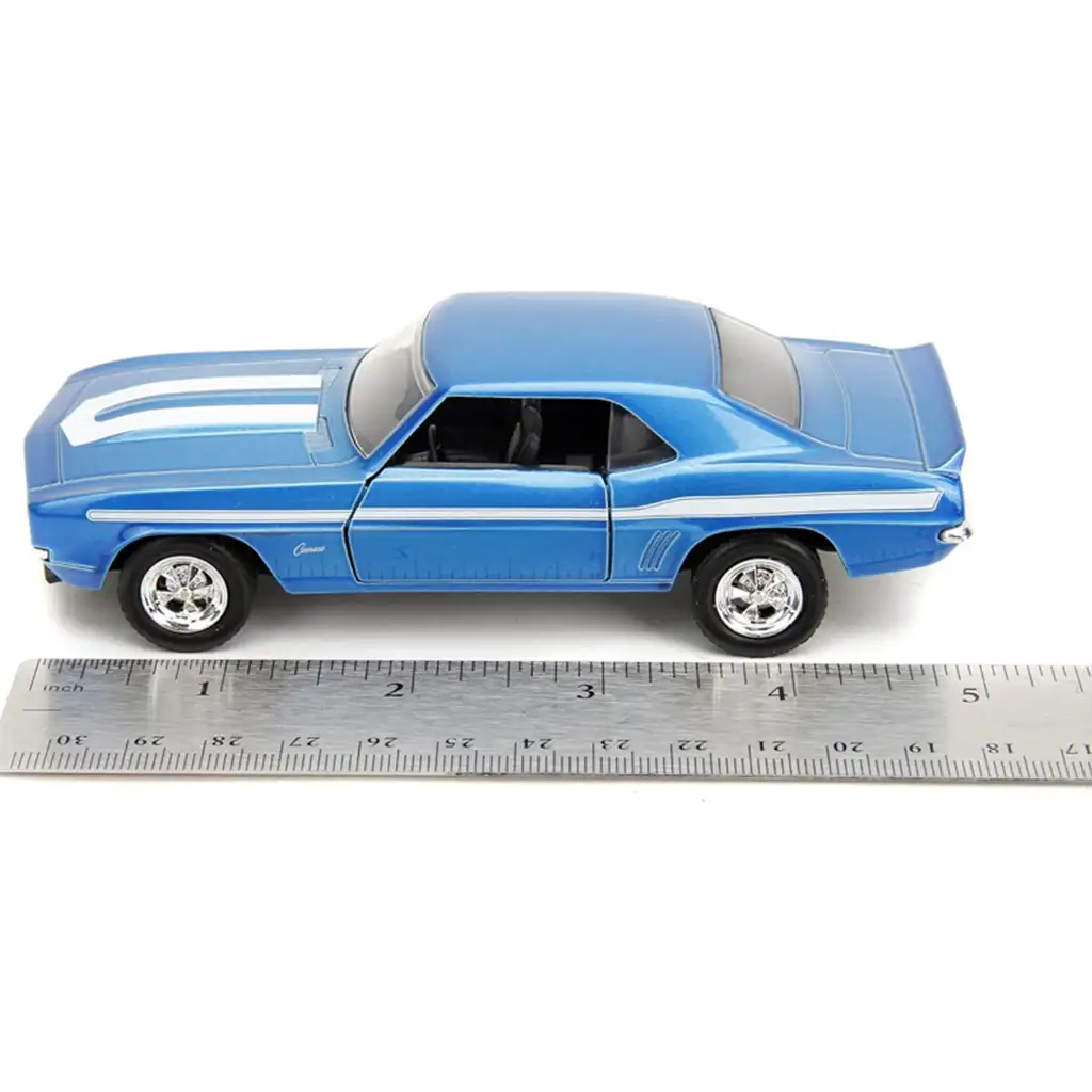 Halálos iramban: 1969 Chevrolet Camaro és 1968 Dodge Charger Widebody 2db-os csomag 1/32 méretarány - Jada Toys kép 2