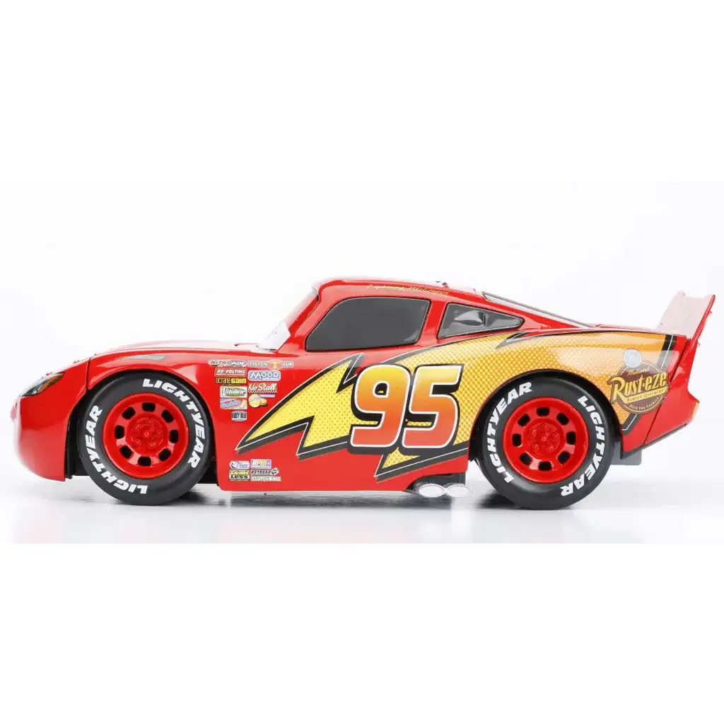 Verdák: Villám McQeen fém autó nyitható motorháztetővel 1/24 méretarányban - Simba Toys kép 2