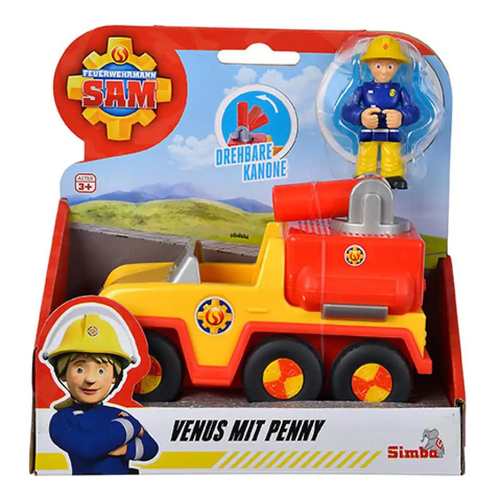 Sam a tűzoltó: Venus tűzoltóautó Penny figurával - Simba Toys kép 1
