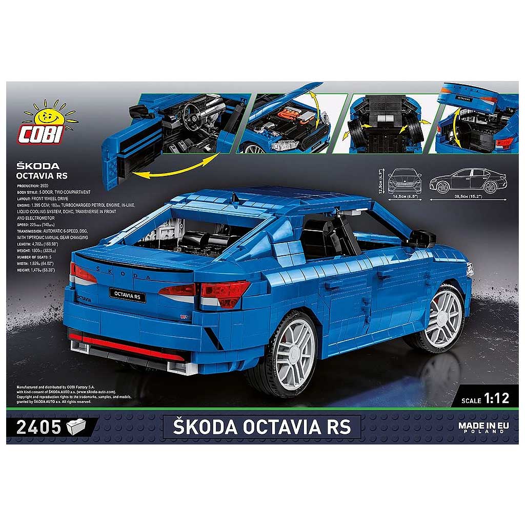 COBI: Škoda Octavia RS autó építőjáték (24343) kép 2