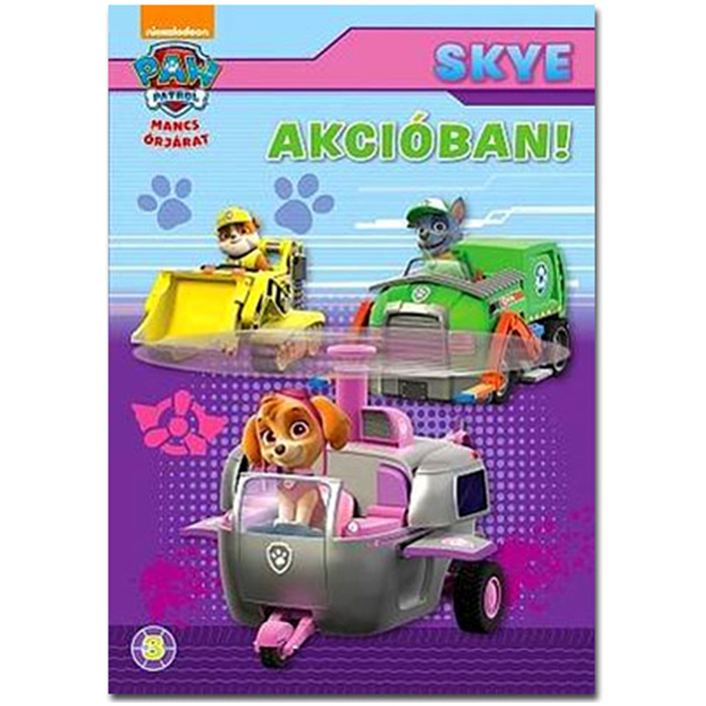 Mancs Őrjárat: Skye akcióban! foglalkoztató könyv kép 1