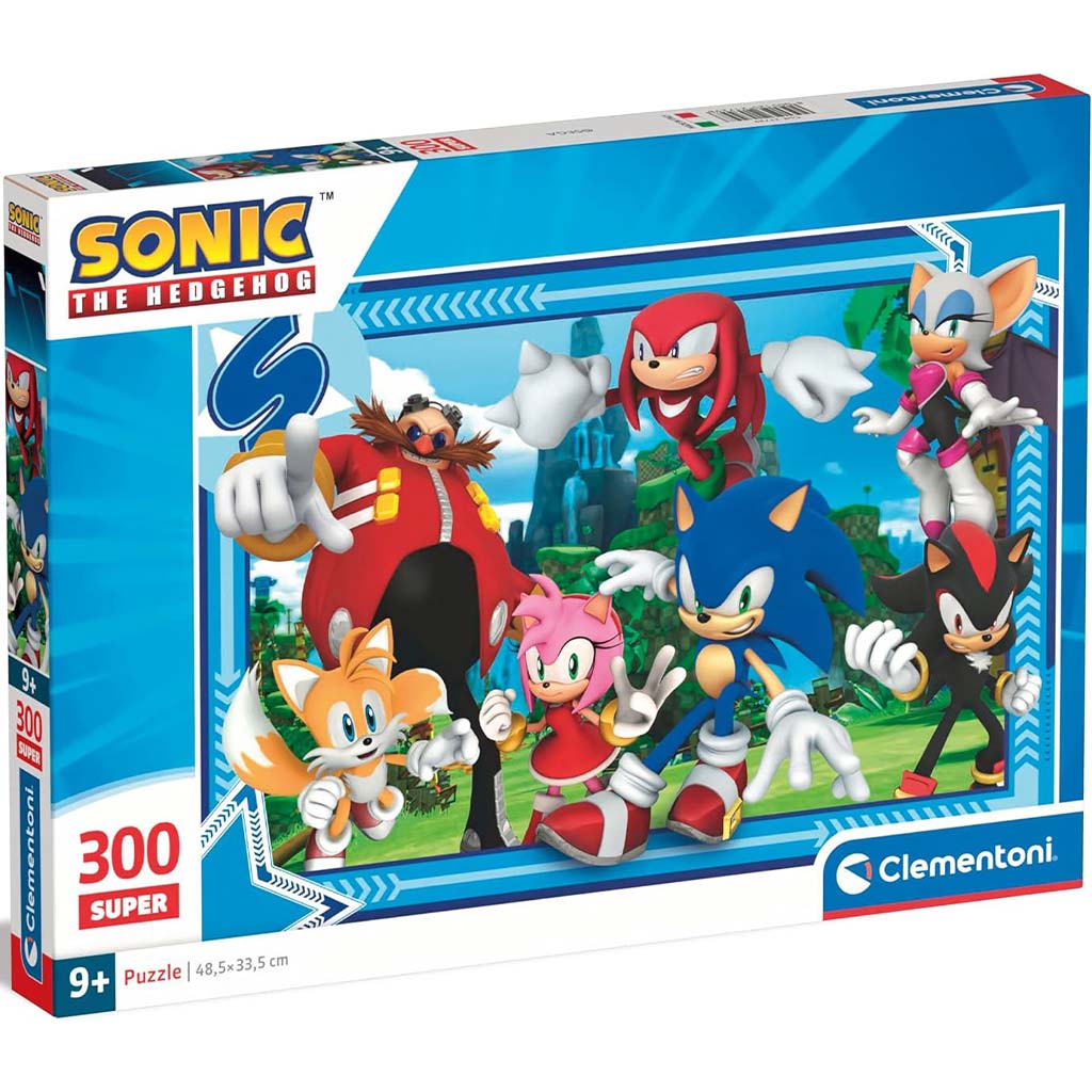 Sonic a sündisznó 300db-os Super puzzle - Clementoni kép 1
