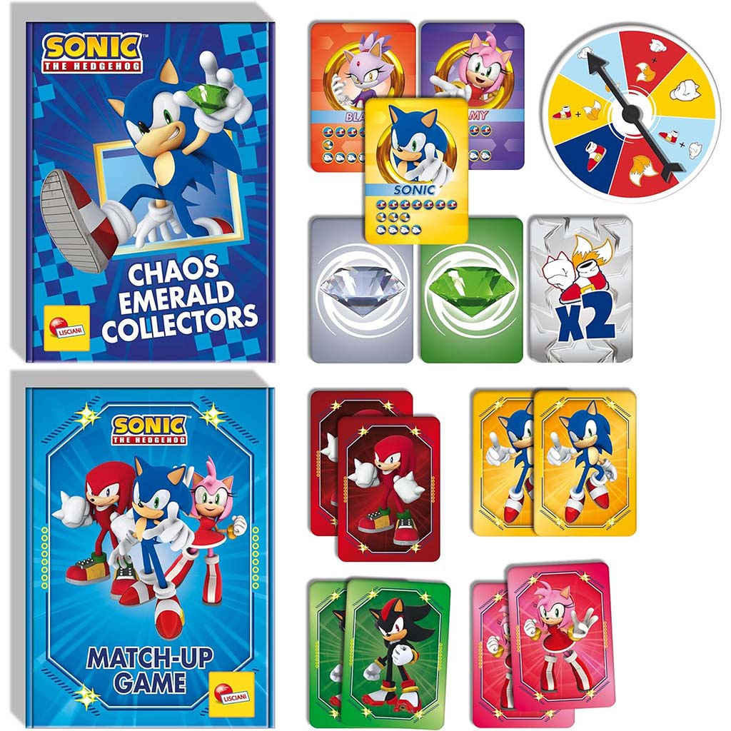 Sonic kártyajáték hátizsákban - Lisciani kép 2