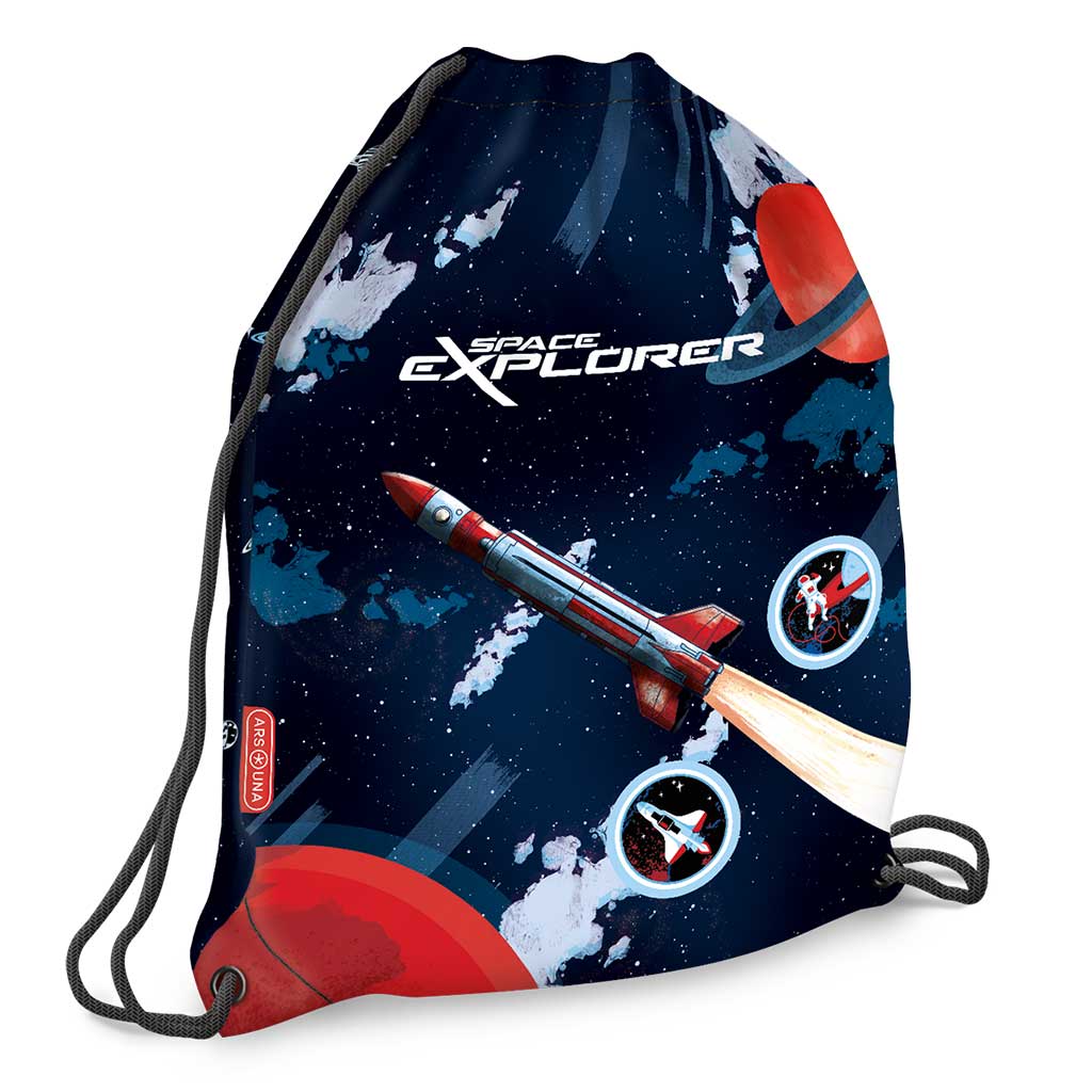 Ars Una: Space Explorer tornazsák, sportzsák 32x42cm kép 1