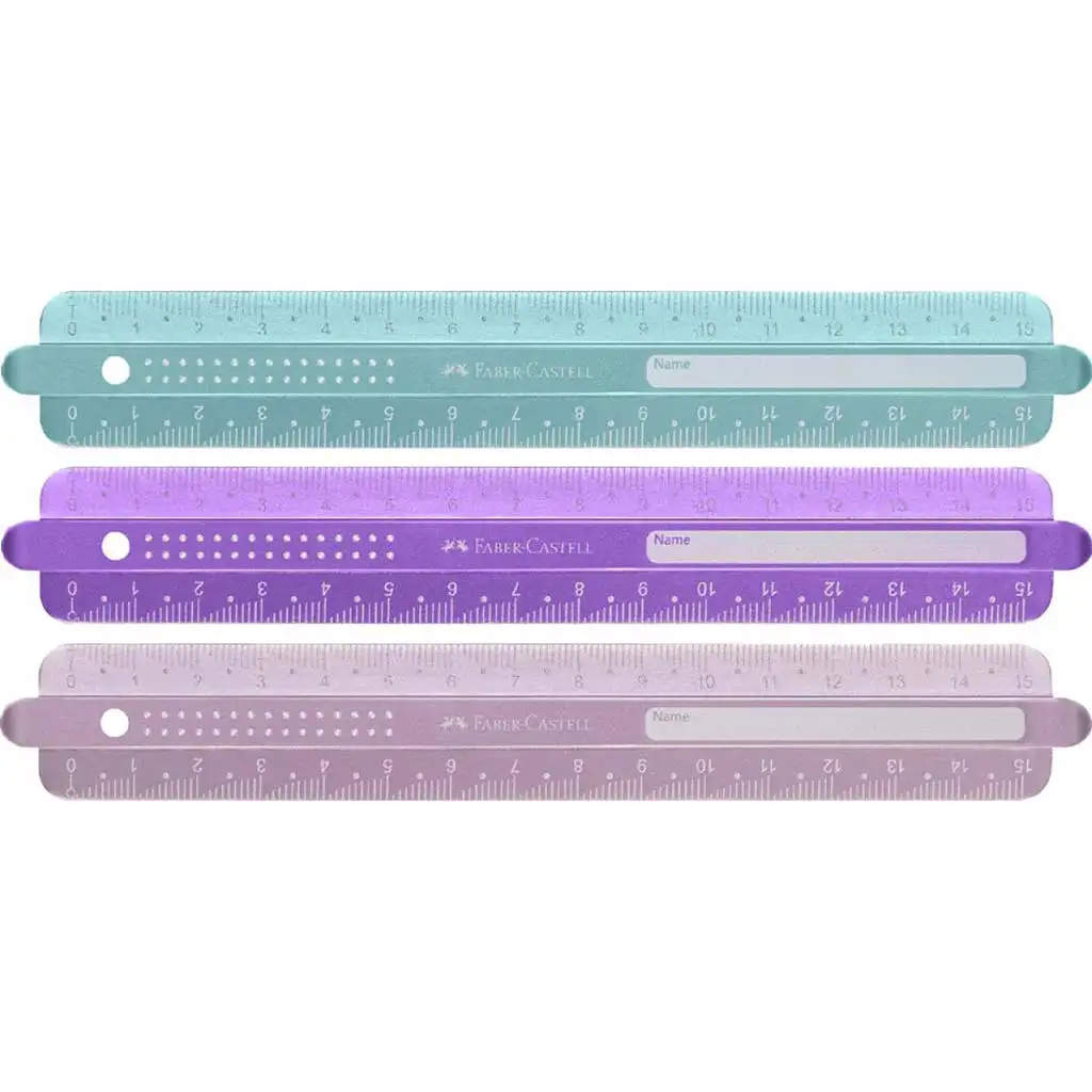 Faber-Castell: Sparkle flexibilis vonalzó 15cm-es többféle színben kép 1