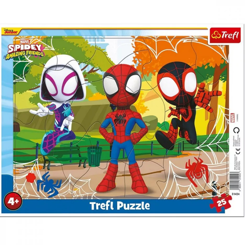 Spidey és csodálatos barátai 25 db-os keretes puzzle - Trefl kép 1