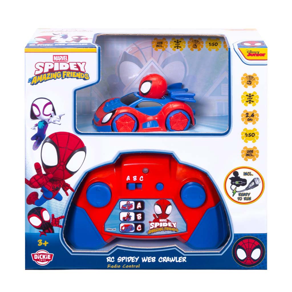 Pókember táviránytós autó 1/50 - Dickie Toys kép 1