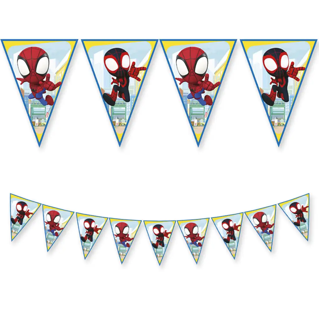 Spidey party zászlófüzér kép 1