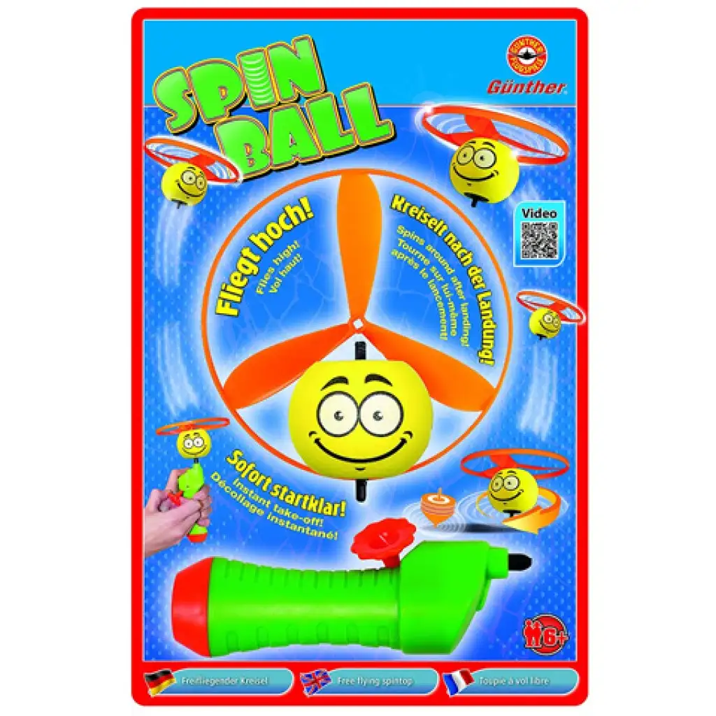 Spin Ball kilőhető röptetős játék kép 1