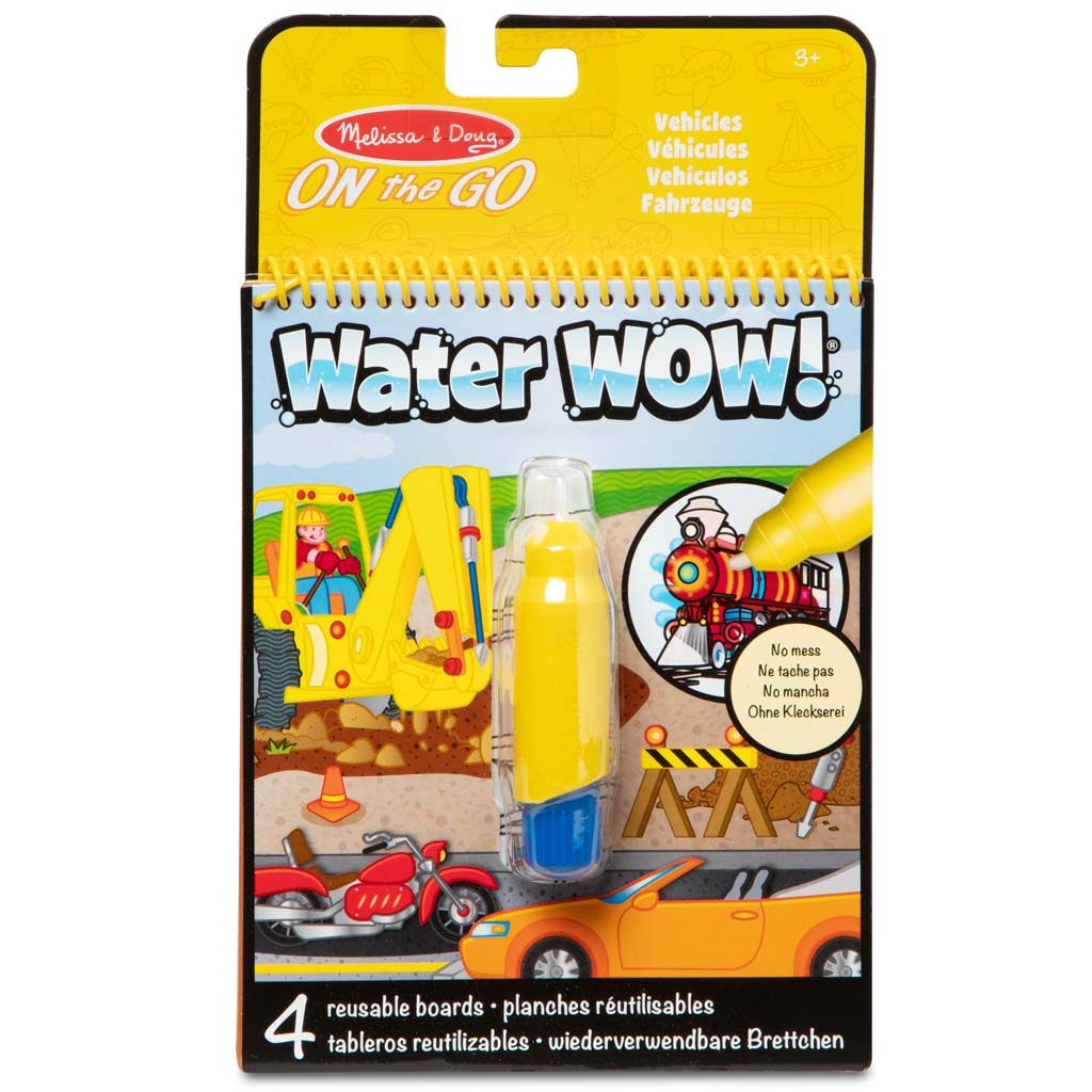 Melissa&Doug: Water WOW! Rajzolás vízzel - Járművek – Spin Master kép 1