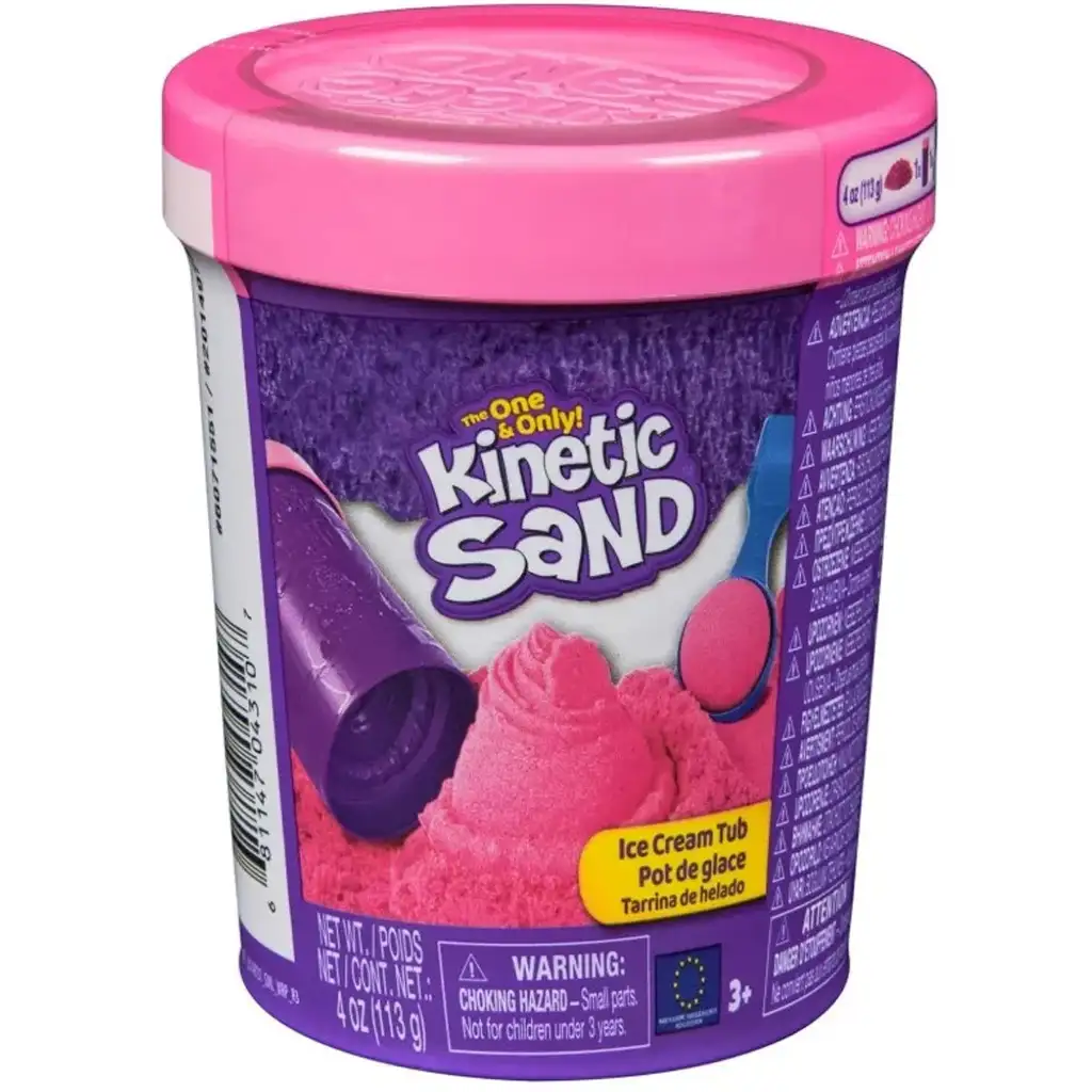 Kinetic Sand: Fagyis doboz rózsaszín homokgyurmával - Spin Master kép 1