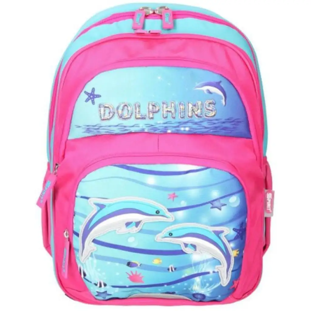 Spirit: Delfines ergonomikus iskolatáska hátizsák kép 1