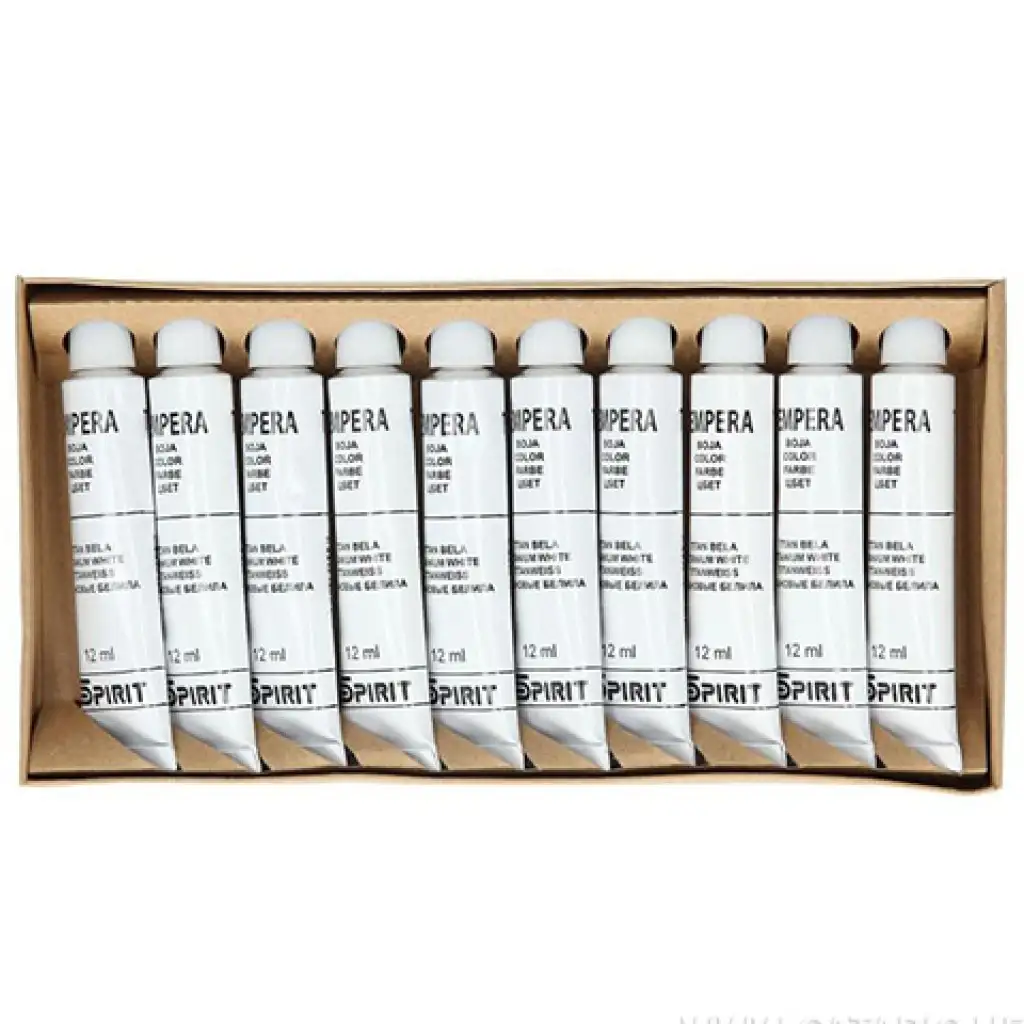 Tubusos tempera fehér színben 12ml 1db kép 1
