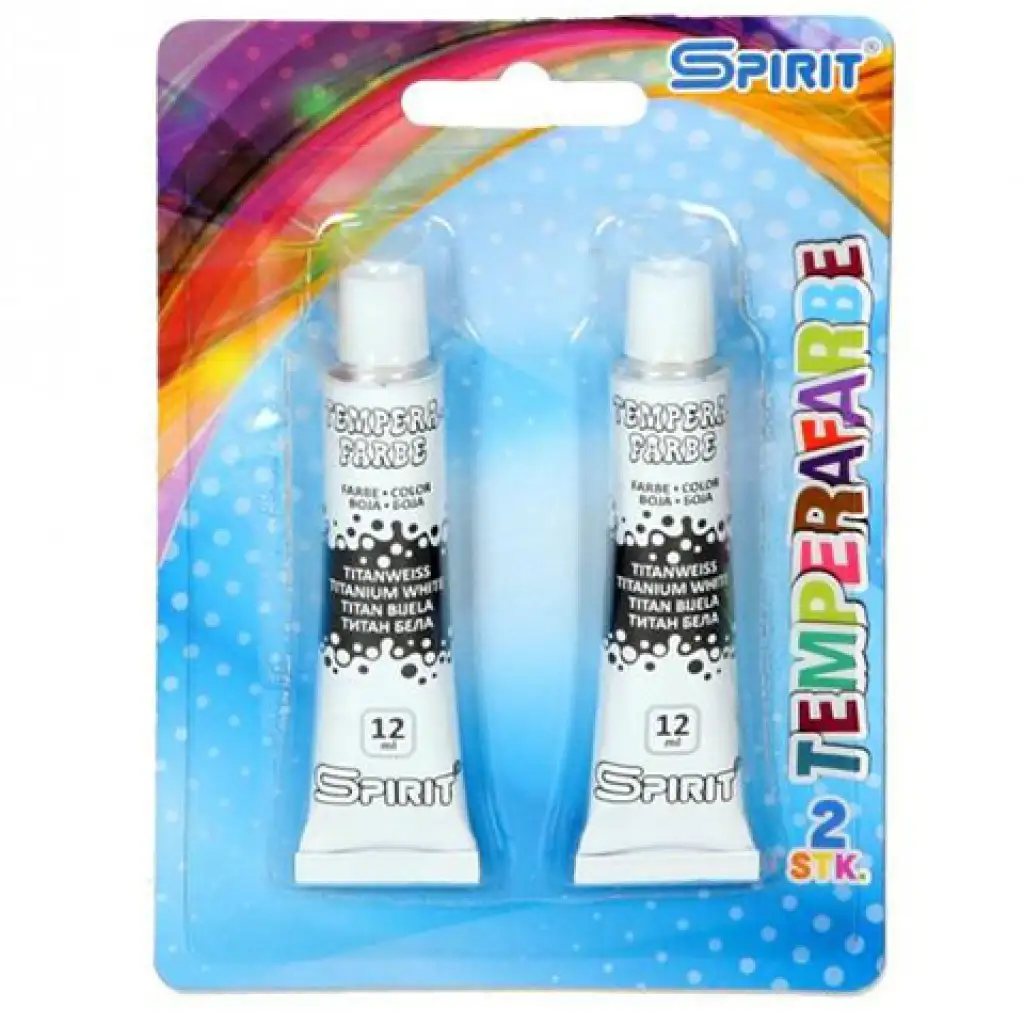 Tubusos tempera szett fehér színben 2x12ml kép 1