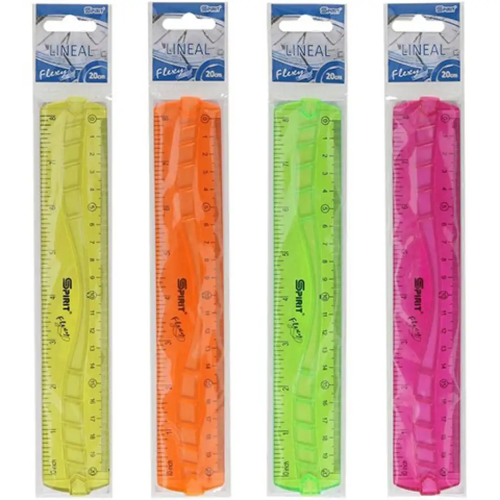 Spirit: Flexibilis vonalzó 20cm-es többféle színben 1db kép 1