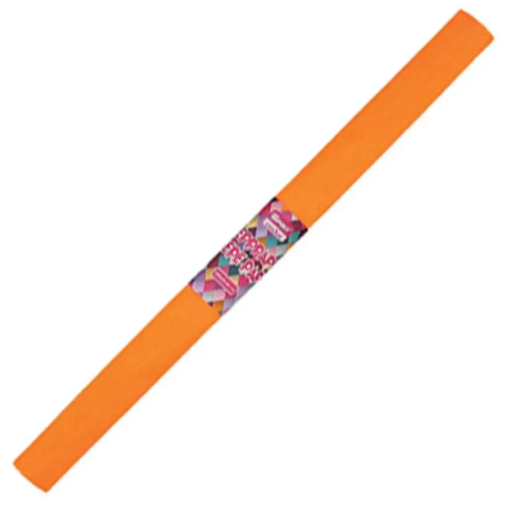 Spirit: Fluoreszkáló narancssárga színű krepp papír 200x50cm-es kép 1