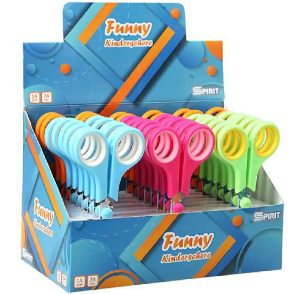 Spirit: Funny olló 14cm-es rozsdamentes acél pengével többféle színben 1db kép 1