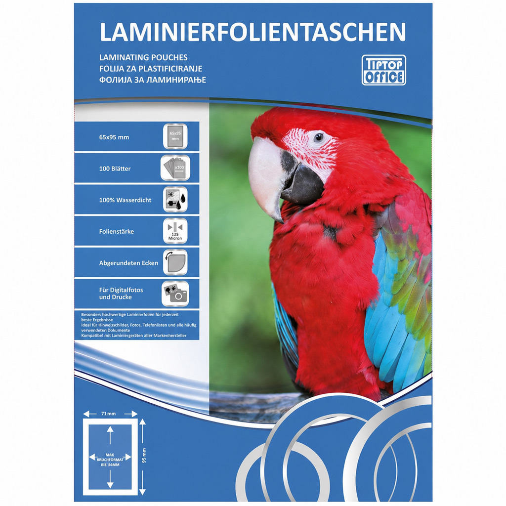 Spirit: Lamináló fólia 100db-os csomag 65x95mm kép 1