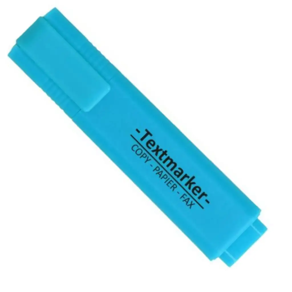 Spirit: Textmarker neon kék szövegkiemelő 1-4mm-es vágott heggyel kép 1