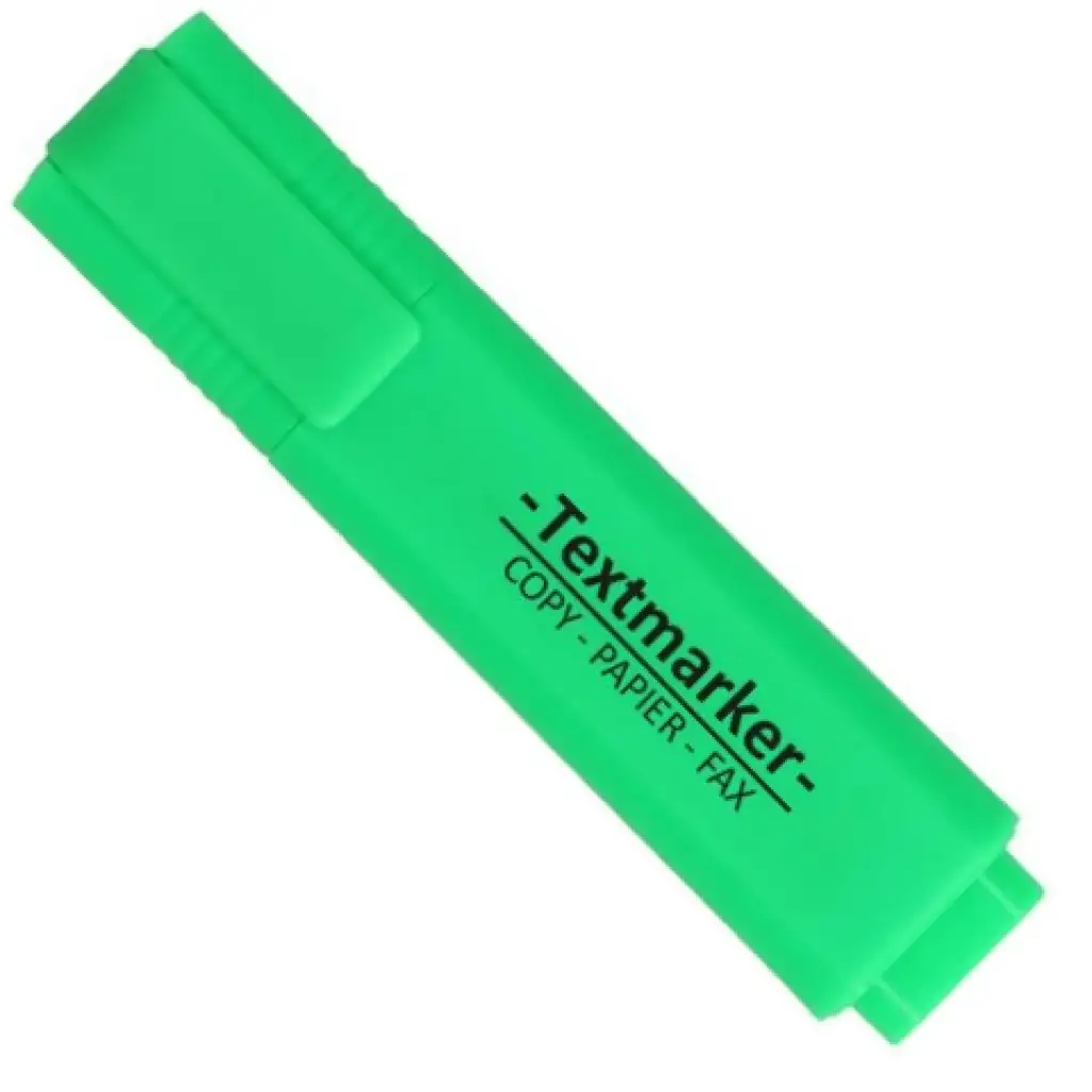 Spirit: Textmarker neon zöld szövegkiemelő 1-4mm-es vágott heggyel kép 1