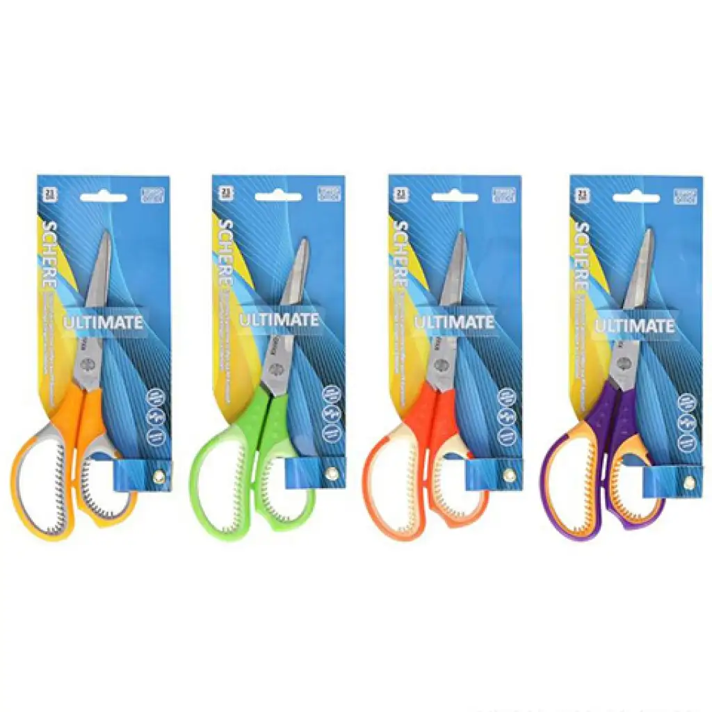 Spirit: Soft Grip ultimate iskolai és irodai olló 21cm-es rozsdamentes pengével többféle színben 1db kép 1