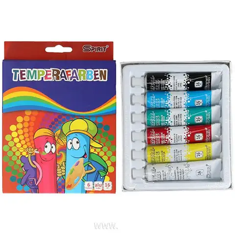 Színes tempera készlet 6x16ml kép 1