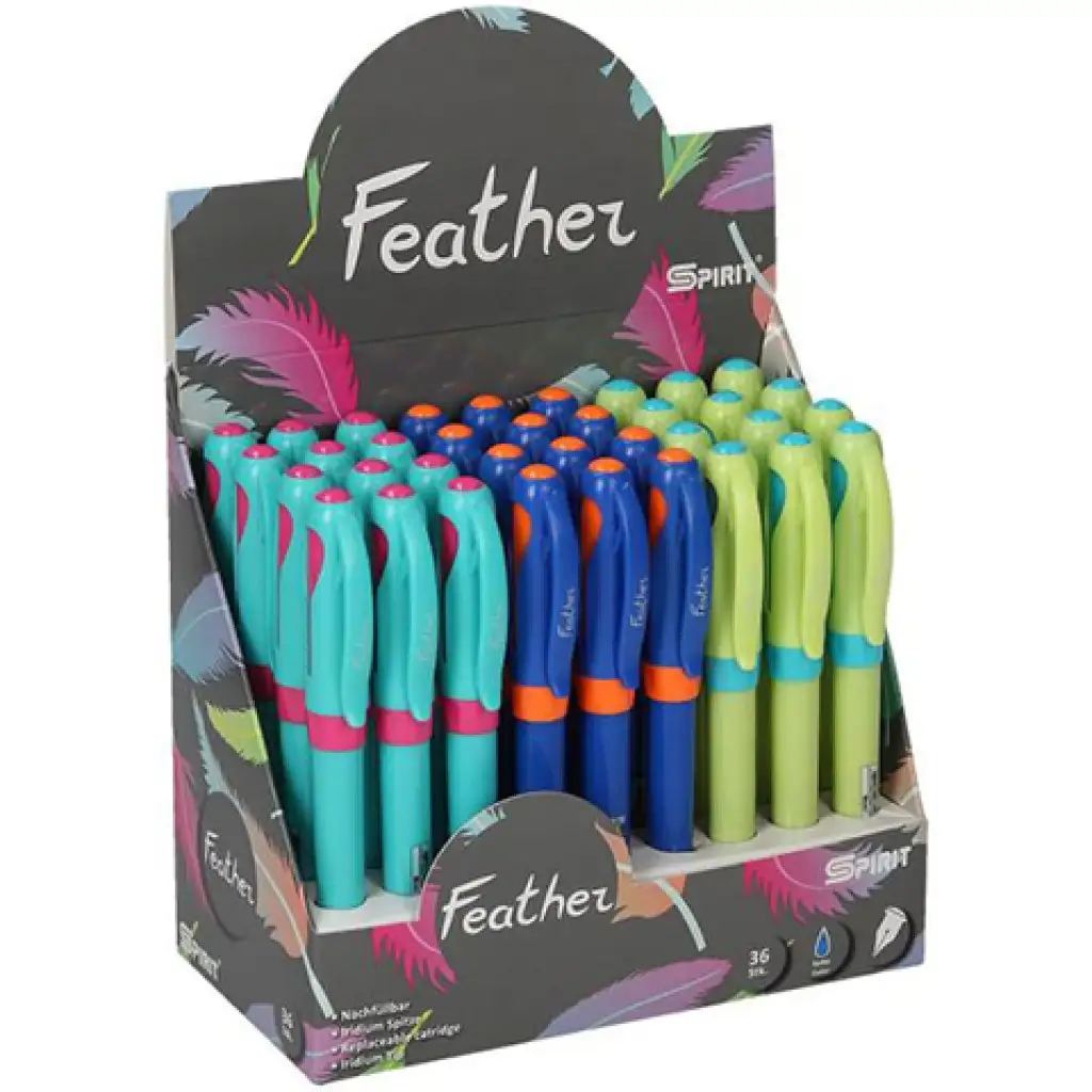 Spirit: Feather töltőtoll kék tintával többféle színben 1db kép 1