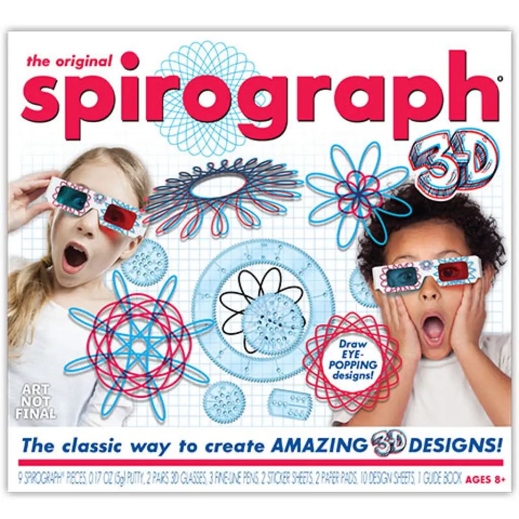 Spirograph 3D rajzoló szett kép 1