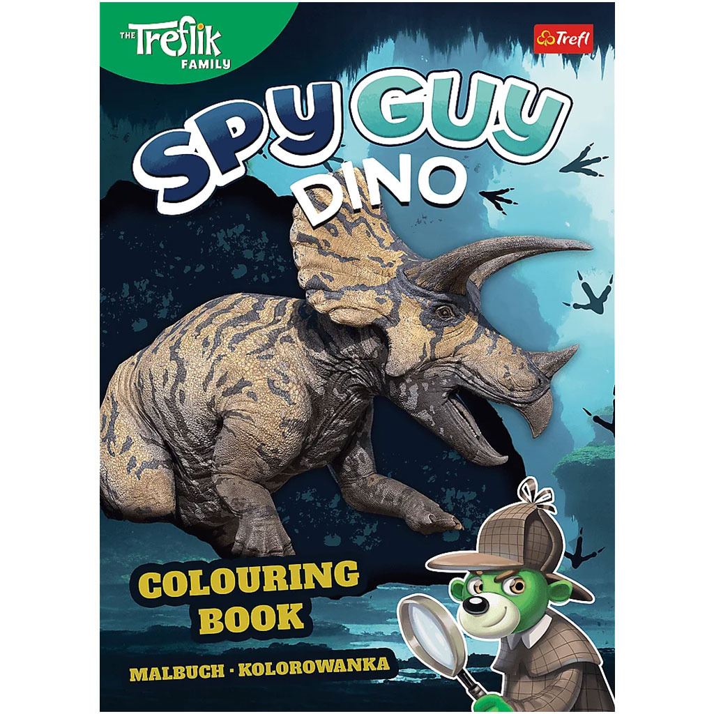 Spy Guy Dinoszauruszok kifestőkönyv - Trefl kép 1