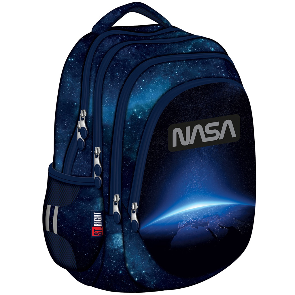St.Right NASA Blue Earth View ergonomikus iskolatáska, hátizsák BP06 43x32x20cm kép 1