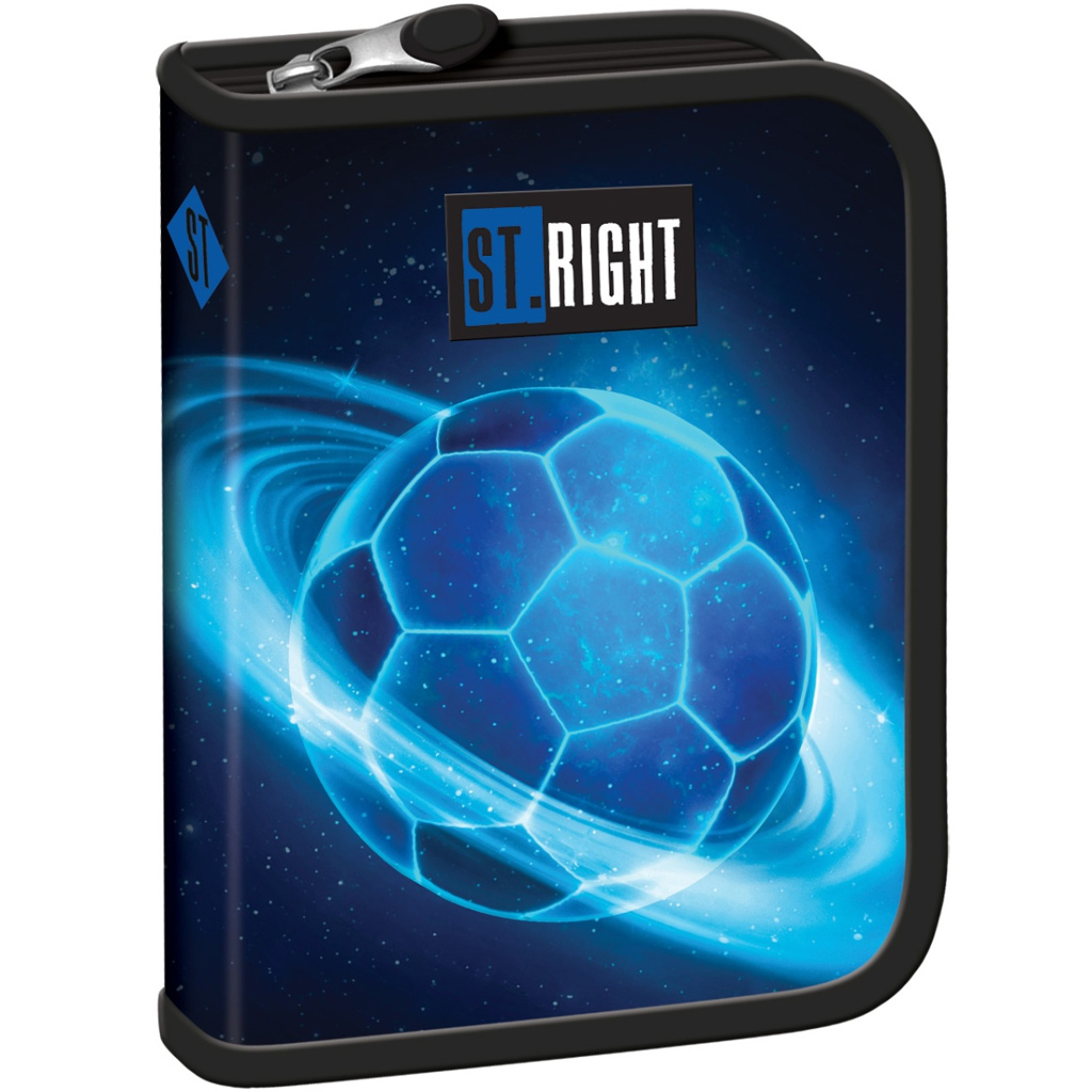 St.Right Cosmic Soccer kihajtható tolltartó PC03 20,5x14x3,5cm kép 1