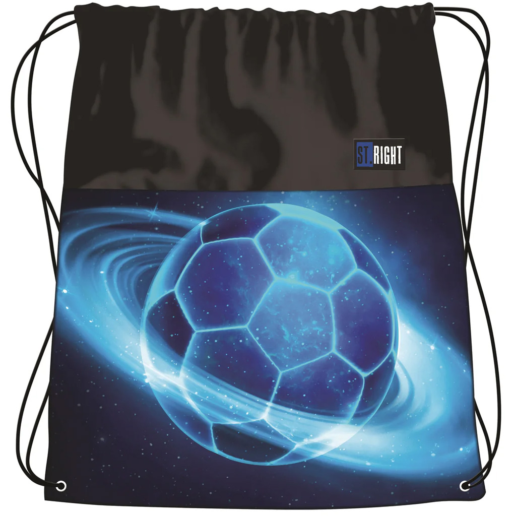 St.Right Cosmic Soccer tornazsák, sportzsák 34x43cm kép 1