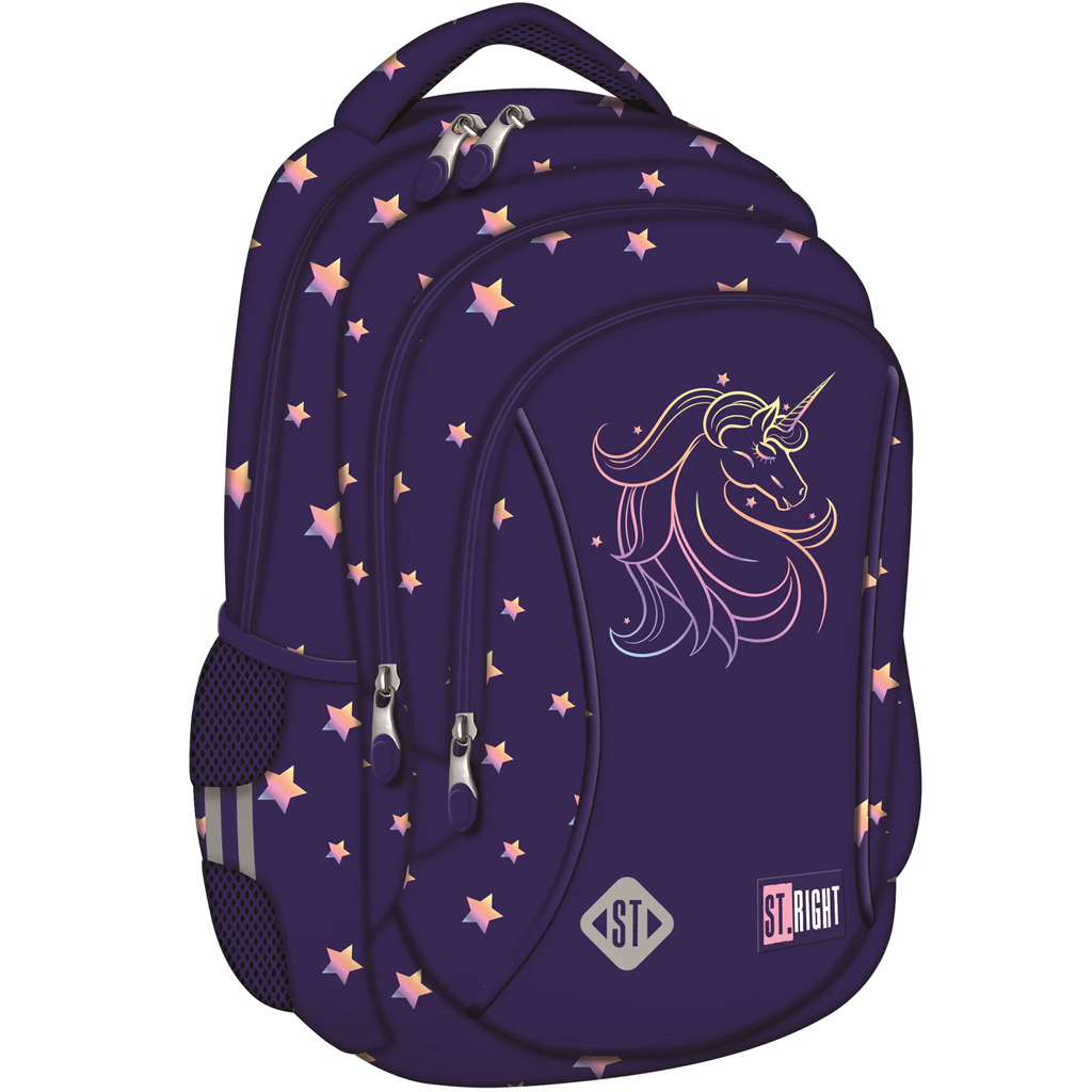 St.Right Unicorn Glow iskolatáska, hátizsák BP26 39x27x17 cm kép 1