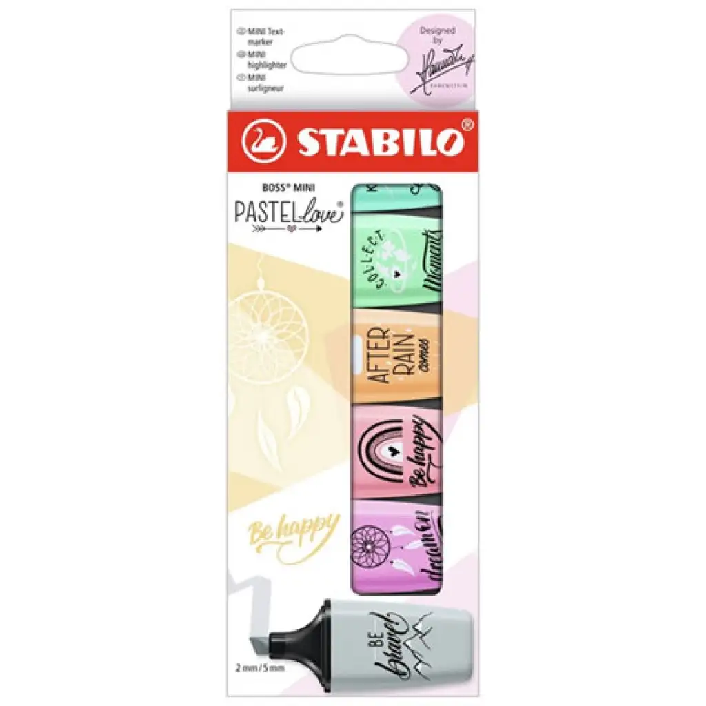Stabilo: Boss Mini Pastellove szövegkiemelő szett 6db-os kép 1