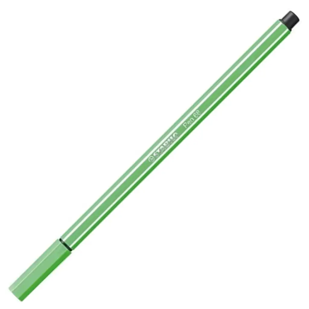 Stabilo: Pen 68 rostirón fluo zöld színben 1mm-es kép 1
