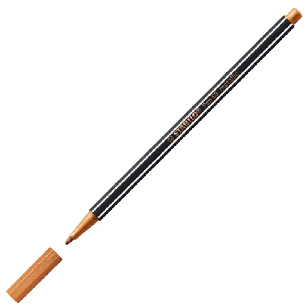 Stabilo: Pen 68 1,4mm rostirón metál réz színben kép 1