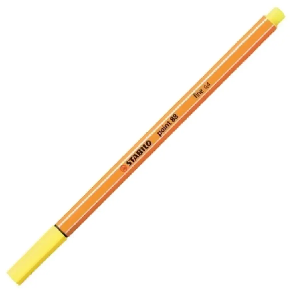 Stabilo: Point 88 tűfilc 0,4mm-es citromsárga színben kép 1